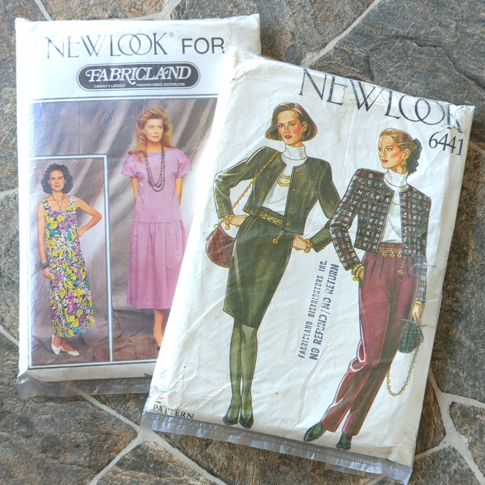 2 New Look Sewing Patterns Ladies size 8-18